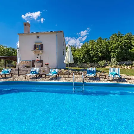 別荘 Rustic House Harmonie With Private Pool And Large Garden - Kapovci, Island Krk