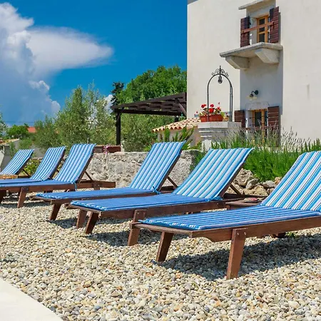 Rustic House Harmonie With Private Pool And Large Garden - Kapovci, Island Krk *