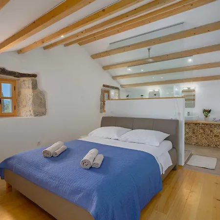 別荘 Rustic House Harmonie With Private Pool And Large Garden - Kapovci, Island Krk Brusići