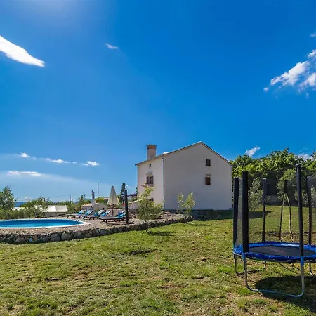 Rustic House Harmonie With Private Pool And Large Garden - Kapovci, Island Krk Brusići