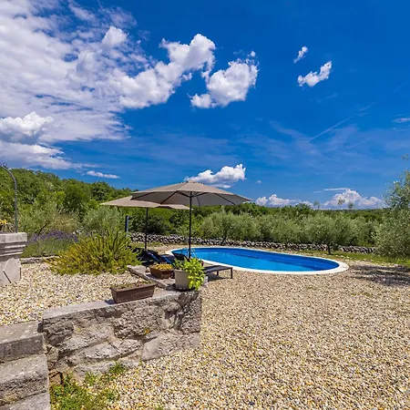 Rustic House Harmonie With Private Pool And Large Garden - Kapovci, Island Krk Case de vacanță Brusici