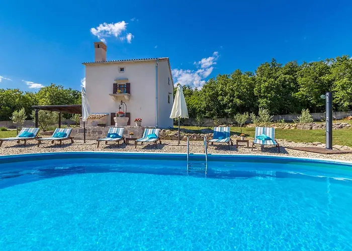 Holiday home Rustic Holiday House Harmonie With Private Pool And Large Garden - Kapovci, Island Krk