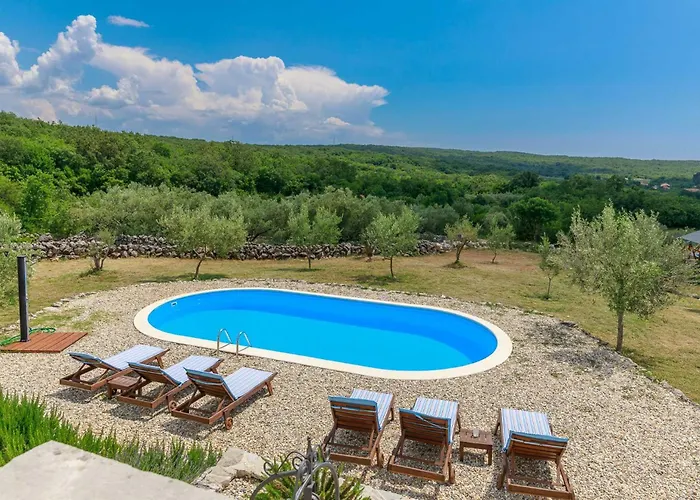 Holiday home Rustic Holiday House Harmonie With Private Pool And Large Garden - Kapovci, Island Krk Brusici